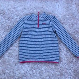 blue striped girls vineyard vines sweater